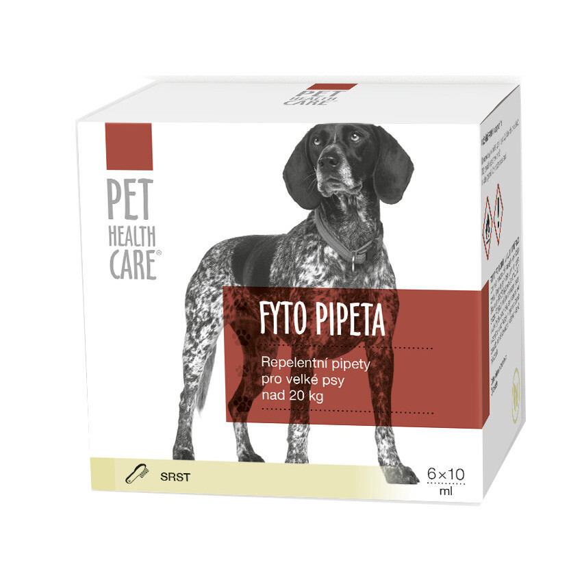 PET HEALTH CARE Fytopipeta pes od 20 kg 6x 10 ml