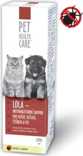 PET HEALTH CARE LOLA šamp. kočky antiparaz. 200ml