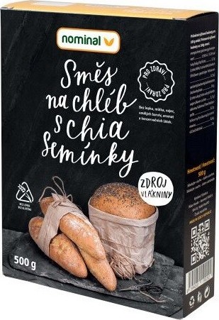 Směs na chléb s chia semínky bez lepku 500g