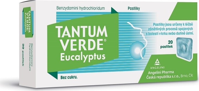 TANTUM VERDE EUCALYPTUS 3MG pastilka 20