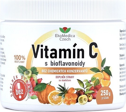 Vitamín C s bioflavonoidy 250g EKOMEDICA