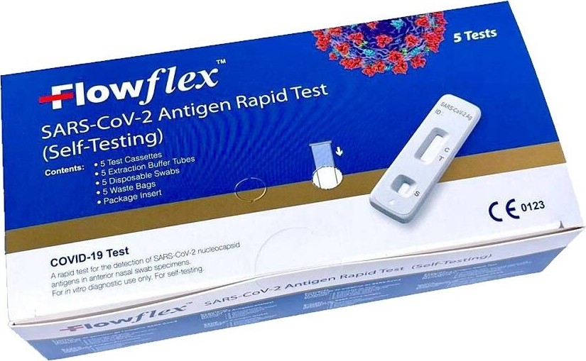 Acon Biotech Hangzhou Flowflex SARS-CoV-2 Antigen Rapid Test 5 ks