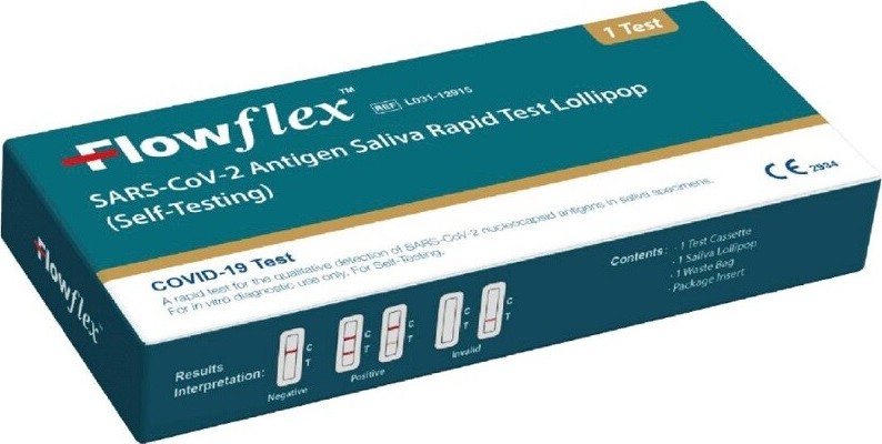 Acon Biotech Hangzhou Flowflex SARS-CoV-2 Antigen Saliva Rapid Test Lollipop 1 ks