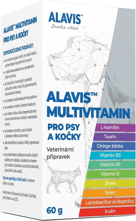 ALAVIS Multivitamin pro psy a kočky 60g