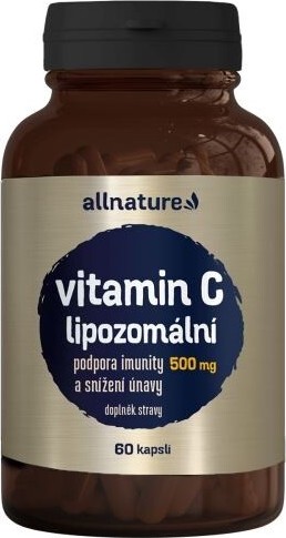 Allnature Vitamin C lipozomální 500mg cps.60