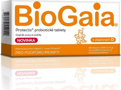 BioGaia Protectis s vitaminem D 30 tablet