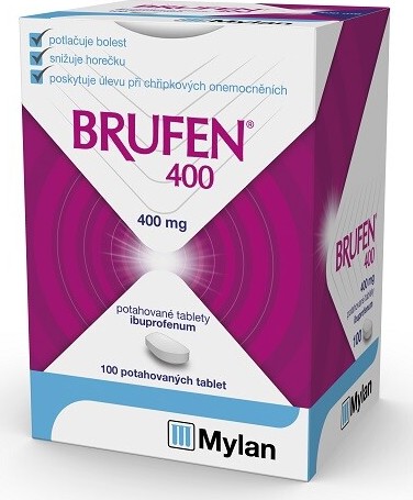 BRUFEN 400MG potahované tablety 100