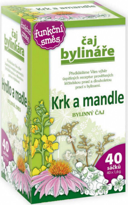 Čaj Bylináře Krk a mandle 40x1.6g