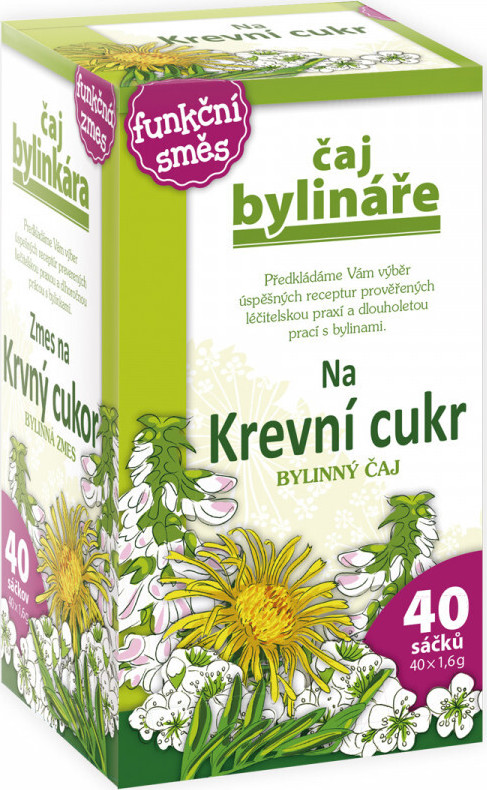 Čaj Bylináře Na krevní cukr 40x1.6g