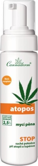 Cannaderm Atopos mycí pěna NEW 180ml