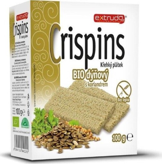 Crispins BIO dýňový s koriandrem 100g