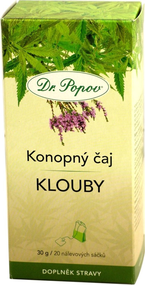 Dr.Popov Čaj konopný Klouby 20x1.5g