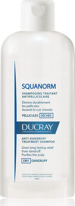 DUCRAY Squanorm Šampon-suché lupy 200ml