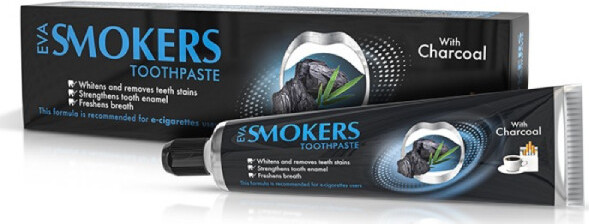 EVA SMOKERS Bělící zubní pasta Charcoal 50g