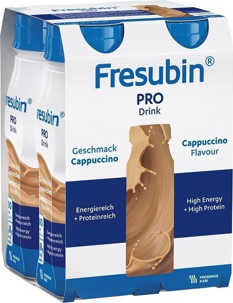 FRESUBIN PRO DRINK PŘÍCHUŤ CAPPUCCINO perorální roztok 4X200ML