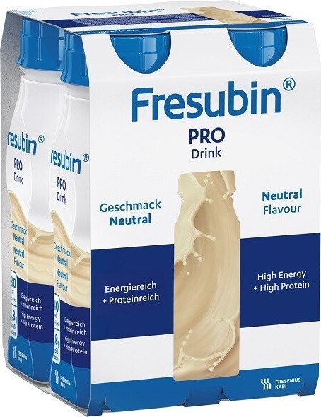 FRESUBIN PRO DRINK PŘÍCHUŤ NEUTRÁLNÍ perorální roztok 4X200ML