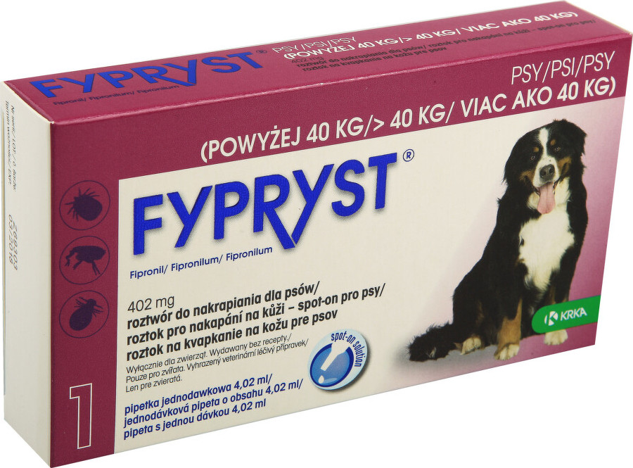 Fypryst Dogs 1x4.02ml spot-on pro psy