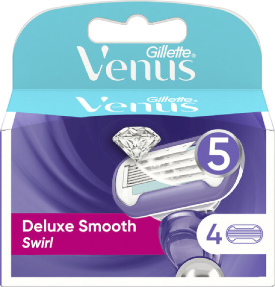 Gillette Venus5 Extra Smooth Swirl náhradní hlavice 4ks