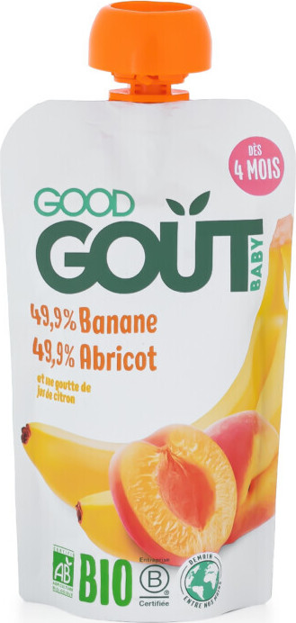 Good Gout Meruňka+banán BIO 120g 4M