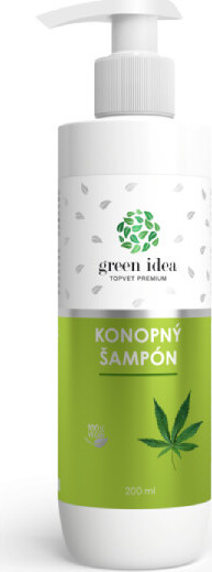 Green idea Konopný šampon 200ml