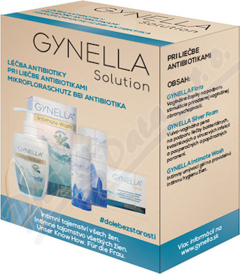 GYNELLA Solution léčba antibiotiky - sada