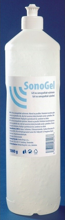 Herba Drug Sonogel gel na sonografické vyšetření 1000g