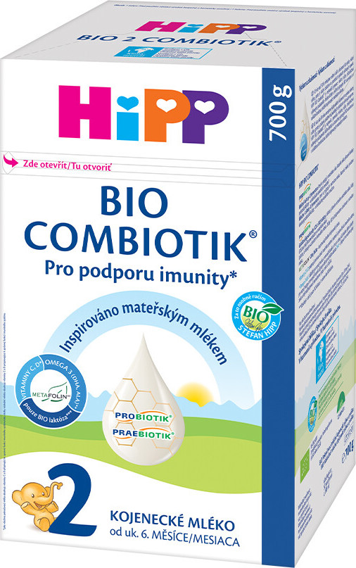 HiPP MLÉKO 2 BIO Combiotik 700g - balení 2 ks