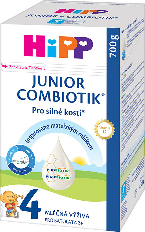 HiPP MLÉKO 4 JUNIOR Combiotik 700g - balení 2 ks