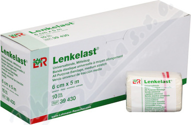 Lenkelast obinadlo elastické střední tah 6cm x 5m / 1 ks