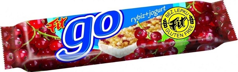 Müsli tyčinka FIT GO rybízová v jogurtu 23g