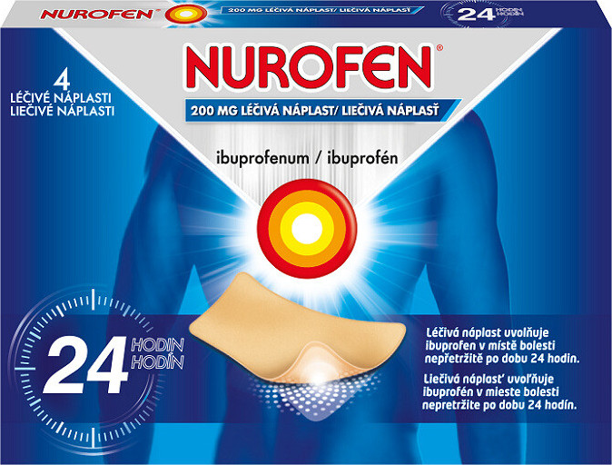 NUROFEN 200MG léčivé náplasti 4