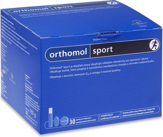 Orthomol Sport 30 lahviček + tob.30 + tbl.30