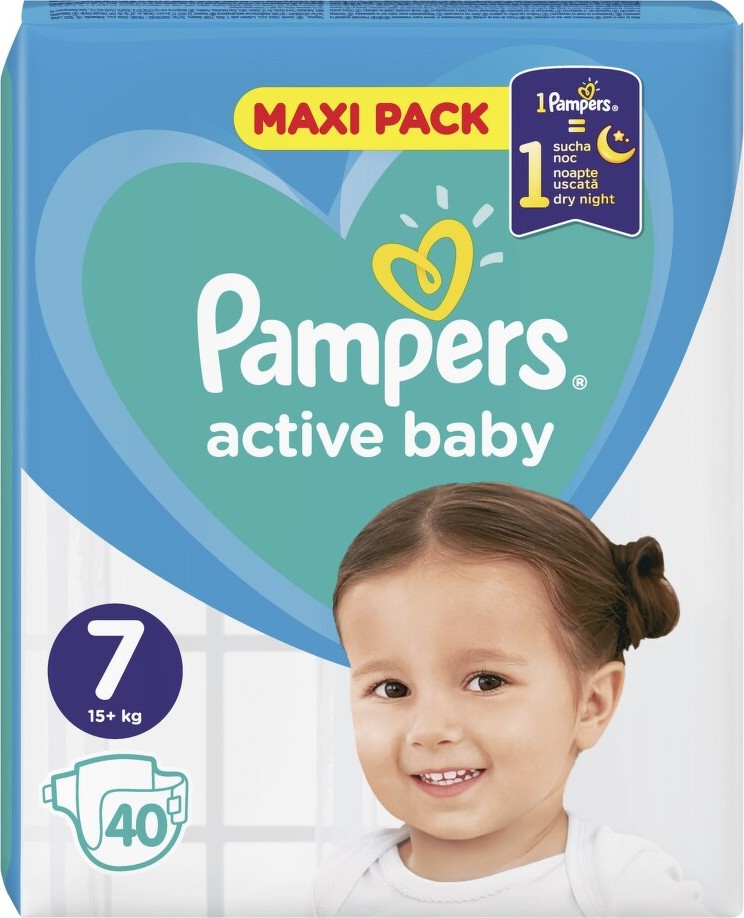 PAMPERS Active Baby VPP 7 XXL 40ks