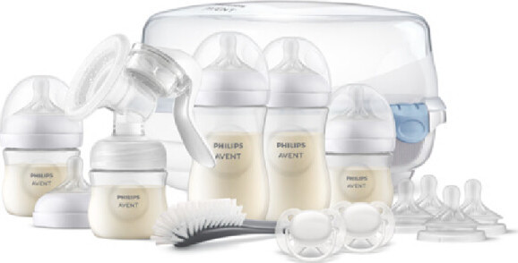 Philips AVENT Sada Natural Response s manuální odsávačkou a sterilizátorem do MW