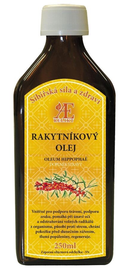 Relikt AE 100% Rakytníkový olej 250 ml