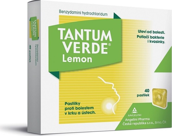 TANTUM VERDE LEMON 3MG pastilka 40