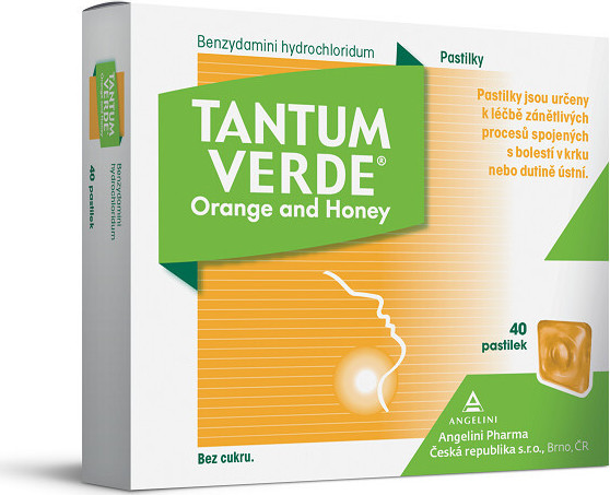 TANTUM VERDE ORANGE AND HONEY 3MG pastilka 40