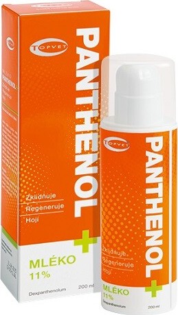 TOPVET PANTHENOL+ Mléko 11 % 200 ml