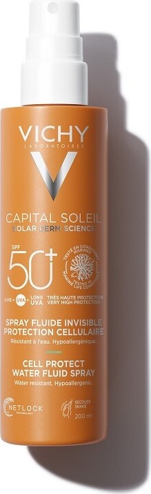 VICHY CAPITAL SOLEIL Voděodolný fluidní sprej SPF50+ 200 ml