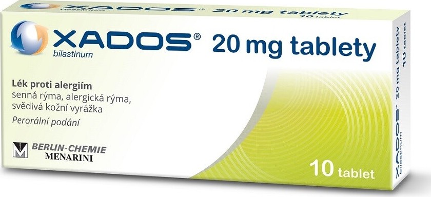 XADOS 20 MG TABLETY perorální neobalené tablety 10X20MG