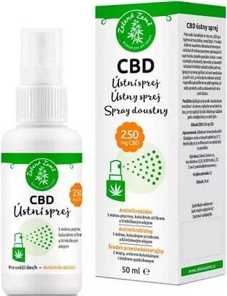 Zelená Země CBD ústní sprej 50 ml