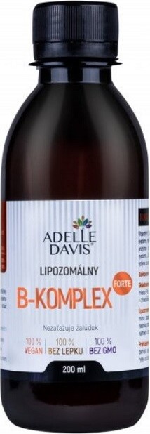 Adelle Davis Lipozomální B-komplex Forte 200ml