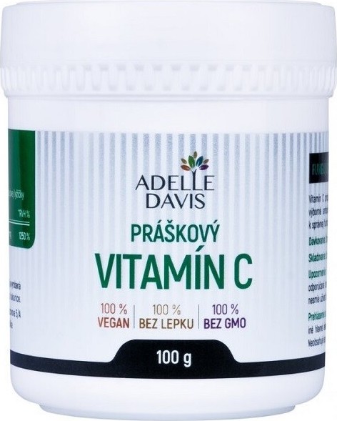 Adelle Davis Práškový vitamín C 100g