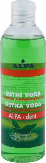 Alpa dent ústní voda s mátou a eukalyptem 250ml