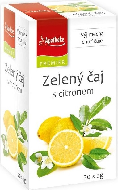 Apotheke Zelený čaj s citronem 20x2g