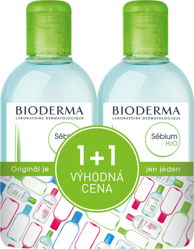 BIODERMA Sébium H2O 250ml 1+1 Festival