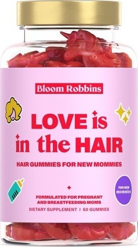 Bloom Robbins LOVE is in the HAIR - vitamíny na vlasy s pro maminky gumídci 60ks