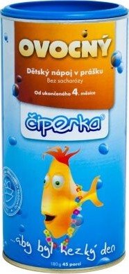 ČIPERKA ovocný dětský nápoj v prášku 180g 4M