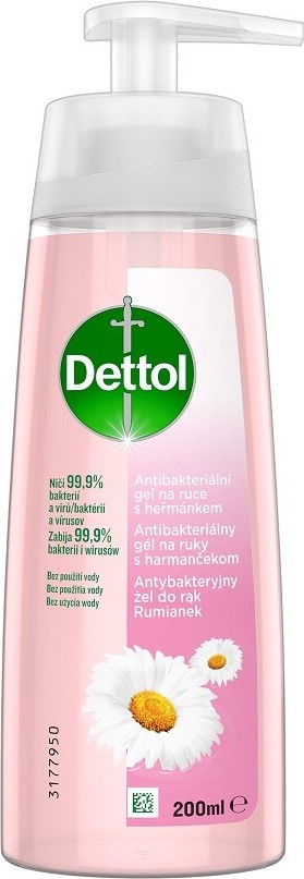 Dettol Antibakteriální gel na ruce s heřmánkem 200 ml