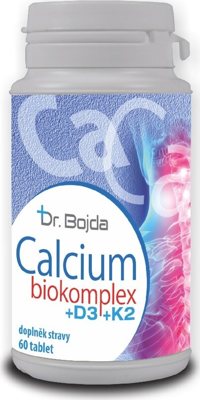 Dr.Bojda CALCIUM Biokomplex s vitaminem D3 a K2 60 tablet